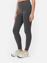 Women's Dark Gray Seamless Performance Leggings