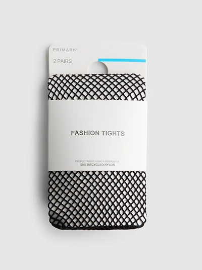 2-Pack Medium Fishnet Tights