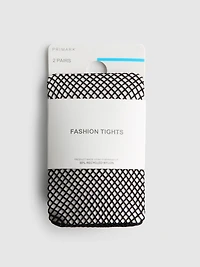 2-Pack Medium Fishnet Tights