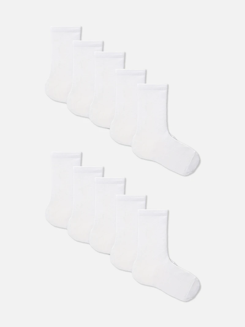10-Pack Essential Ankle Socks
