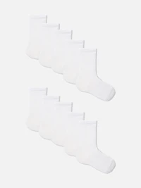 10-Pack Essential Ankle Socks