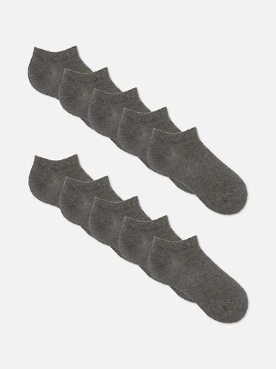 10-Pack Essential Sneaker Socks