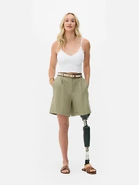 Ribbed Lace Trim Cami