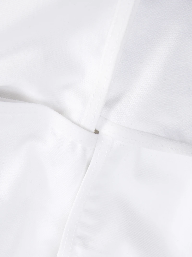 Women's White 4-Pack High Leg Briefs