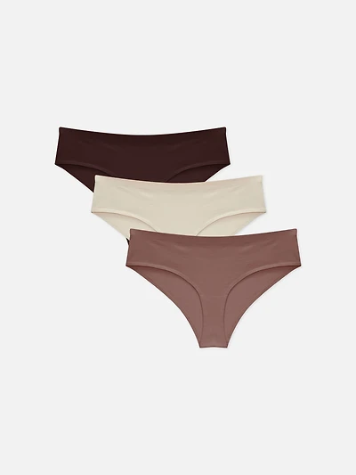 3-Pack Seamless Brazilian Briefs