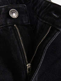 High-Waisted Straight-Leg Jeans