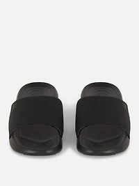 Women's Black Gym Slides