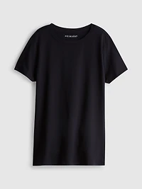 Cotton Rich Stretch Crew Neck Tee