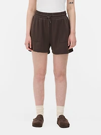 Drawstring Jersey Shorts