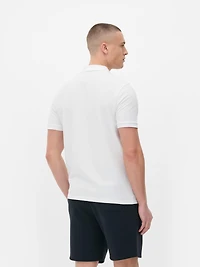 Men's White Polo Shirt