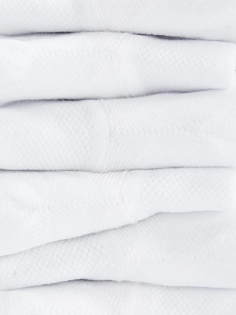 Women's White 3-Pack Sports Socks