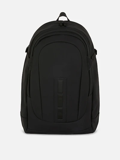 Rubberized Zip Backpack