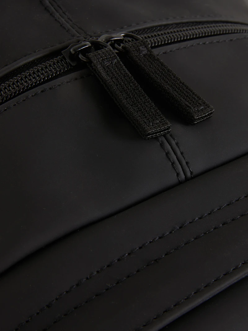 Rubberized Zip Backpack