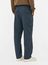 Men's Navy Utility Cargo Pants