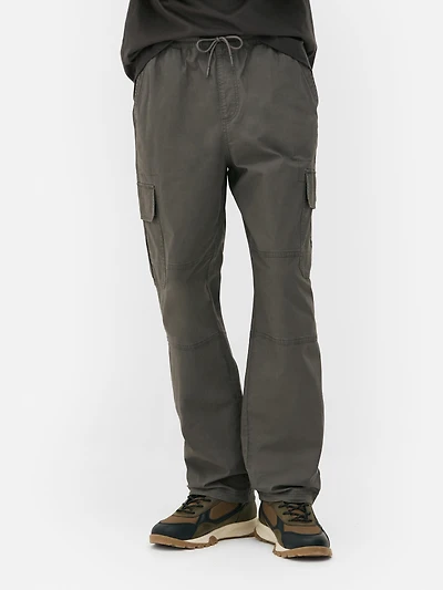 Men's Gray Utility Cargo Pants