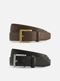 2-Pack Embossed Belts