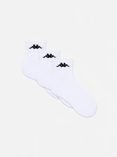 3-Pack Kappa Ribbed Crew Socks