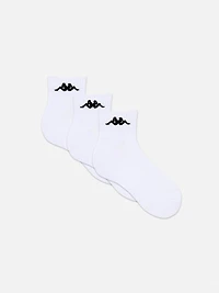 3-Pack Kappa Ribbed Crew Socks