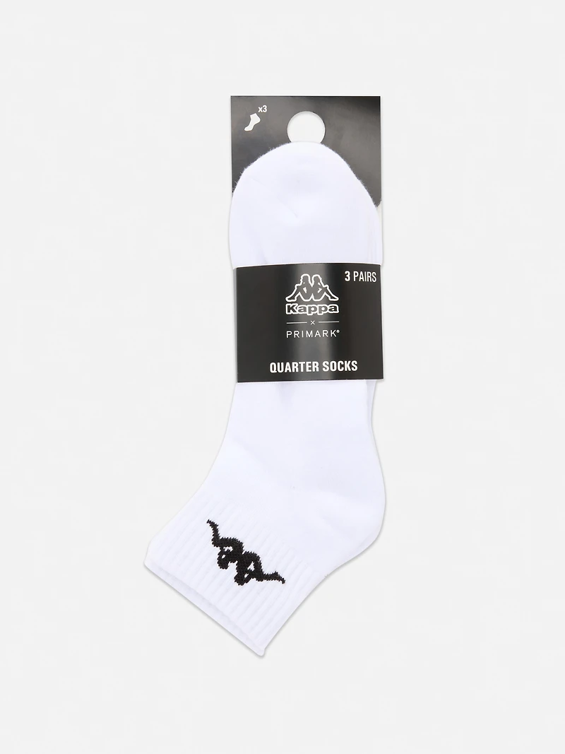 3-Pack Kappa Ribbed Crew Socks