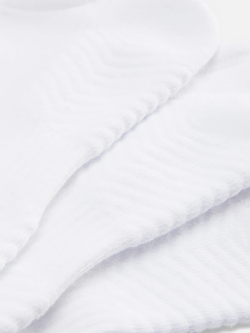 Women's White 3-Pack Cushion Arch Sports Socks