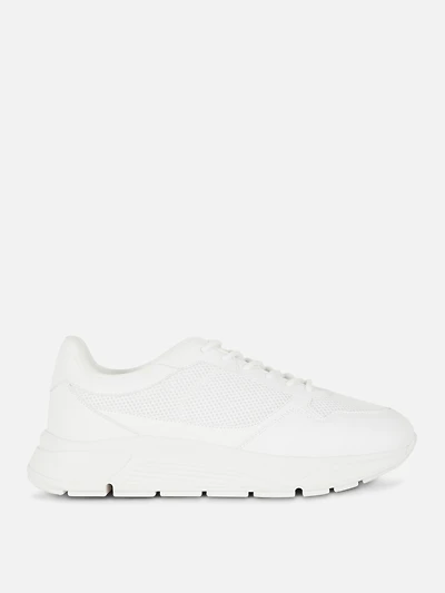 Mesh Lace-Up Sneakers