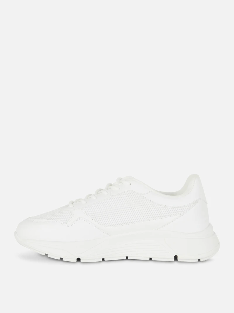 Mesh Lace-Up Sneakers
