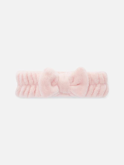 Terry Cloth Bow Headband