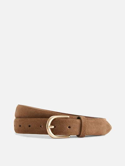 The Edit Suede Belt