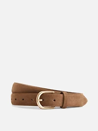 The Edit Suede Belt