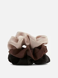 3-Pack Satin Scrunchies