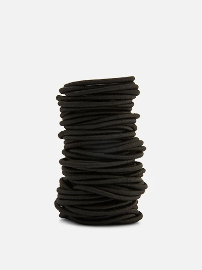 60-Pack Thick Elastic Hair Ties