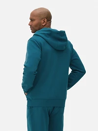 Men's Teal Essential Zip Hoodie