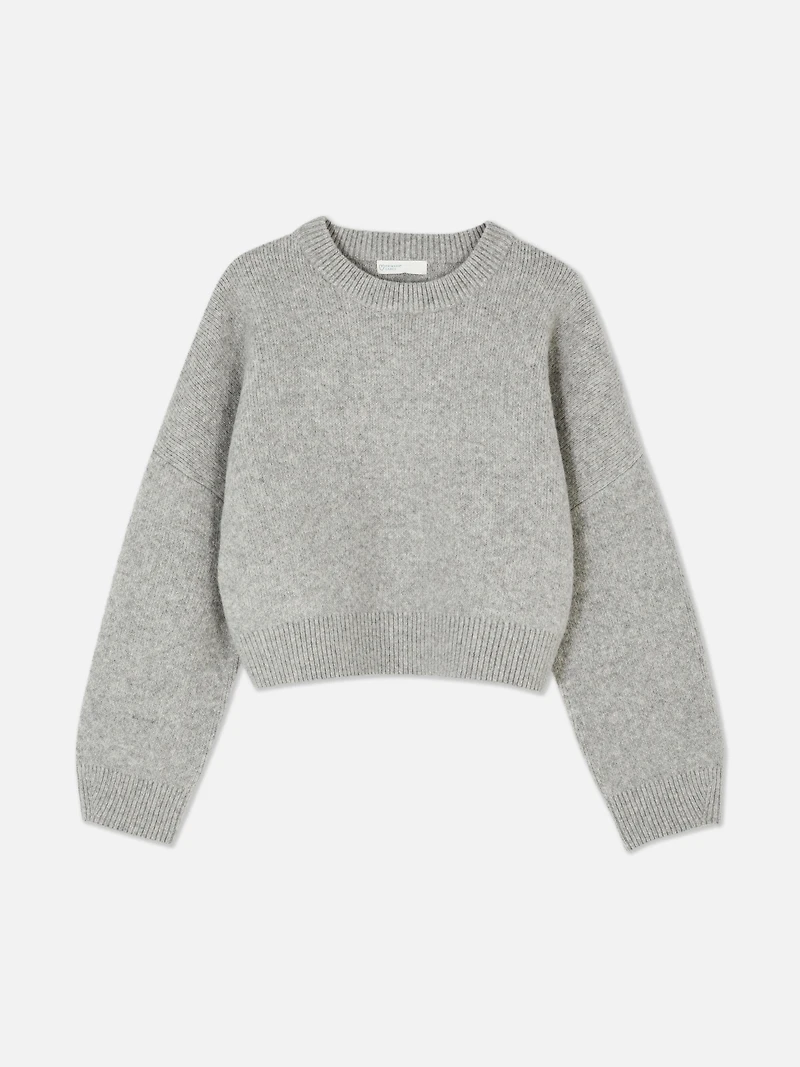 Oversized Cropped Sweater