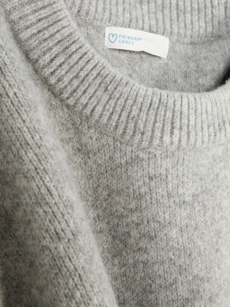 Oversized Cropped Sweater