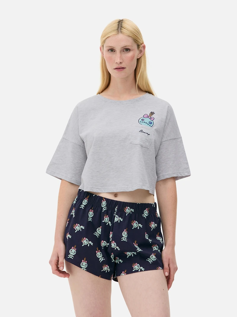 Disney’s Stitch Shorts Pajama Set