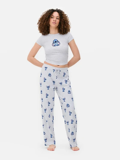 Disney’s Stitch Ribbed Pajama Top