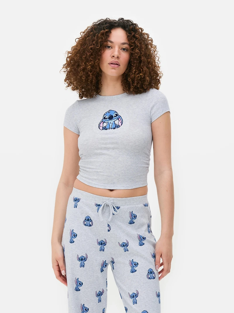 Disney’s Stitch Ribbed Pajama Top