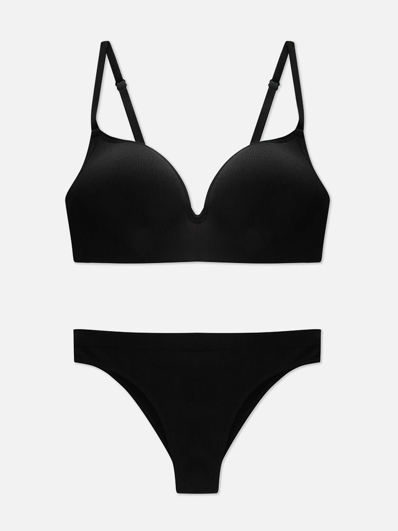 Padded Seamless Underwear Set