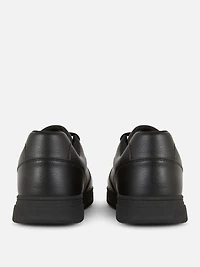 Paneled Low Top Sneakers