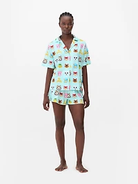 Animal Crossing Boyfriend Short Pajama Set