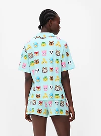 Animal Crossing Boyfriend Short Pajama Set