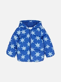 0-36mths | Star Print Puffer Jacket