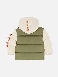 0-36mths | Dinosaur Puffer Jacket