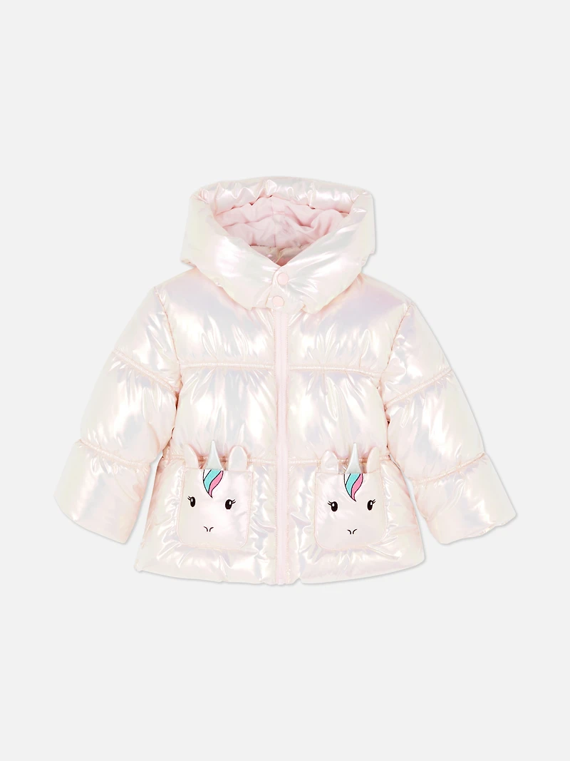 0-36mths | Unicorn Puffer Jacket