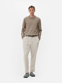 Men's Natural Crew Neck Sweate