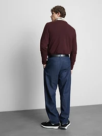 Men's Plum Crew Neck Sweate