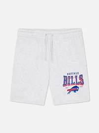 Women's Gray Heather NFL Buffalo Bills Drawstring Shorts