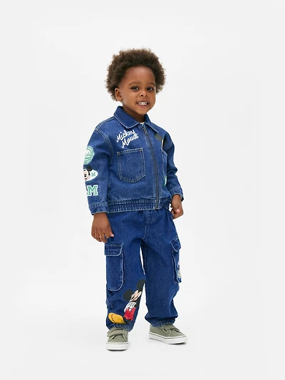 1.5-8yrs | Disney’s Mickey Mouse Zip-Up Denim Jacket
