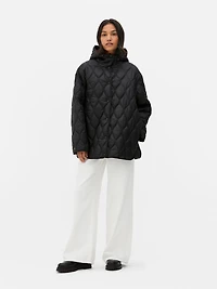 Quilted Hooded Puffer Coat