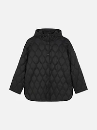 Quilted Hooded Puffer Coat
